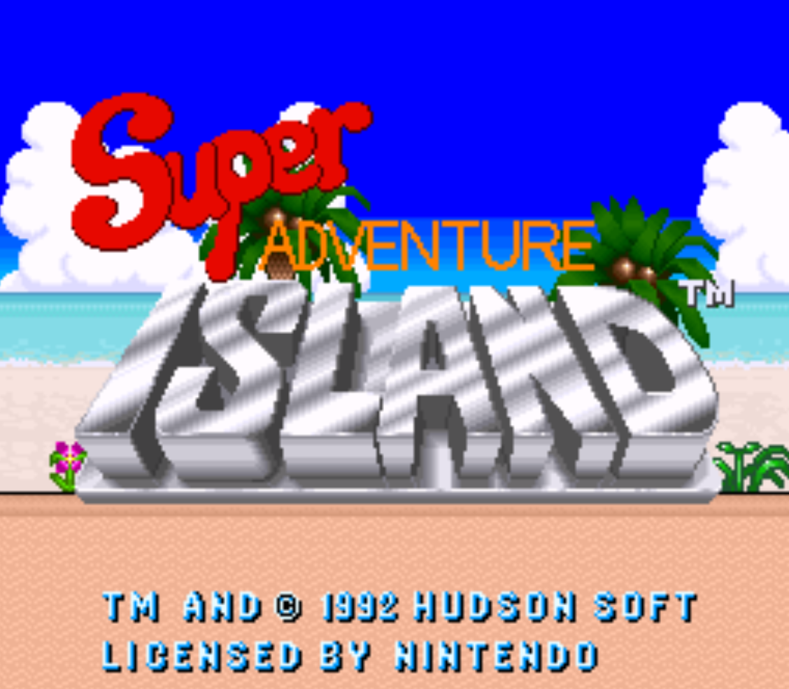 Super Adventure Island Title Screen